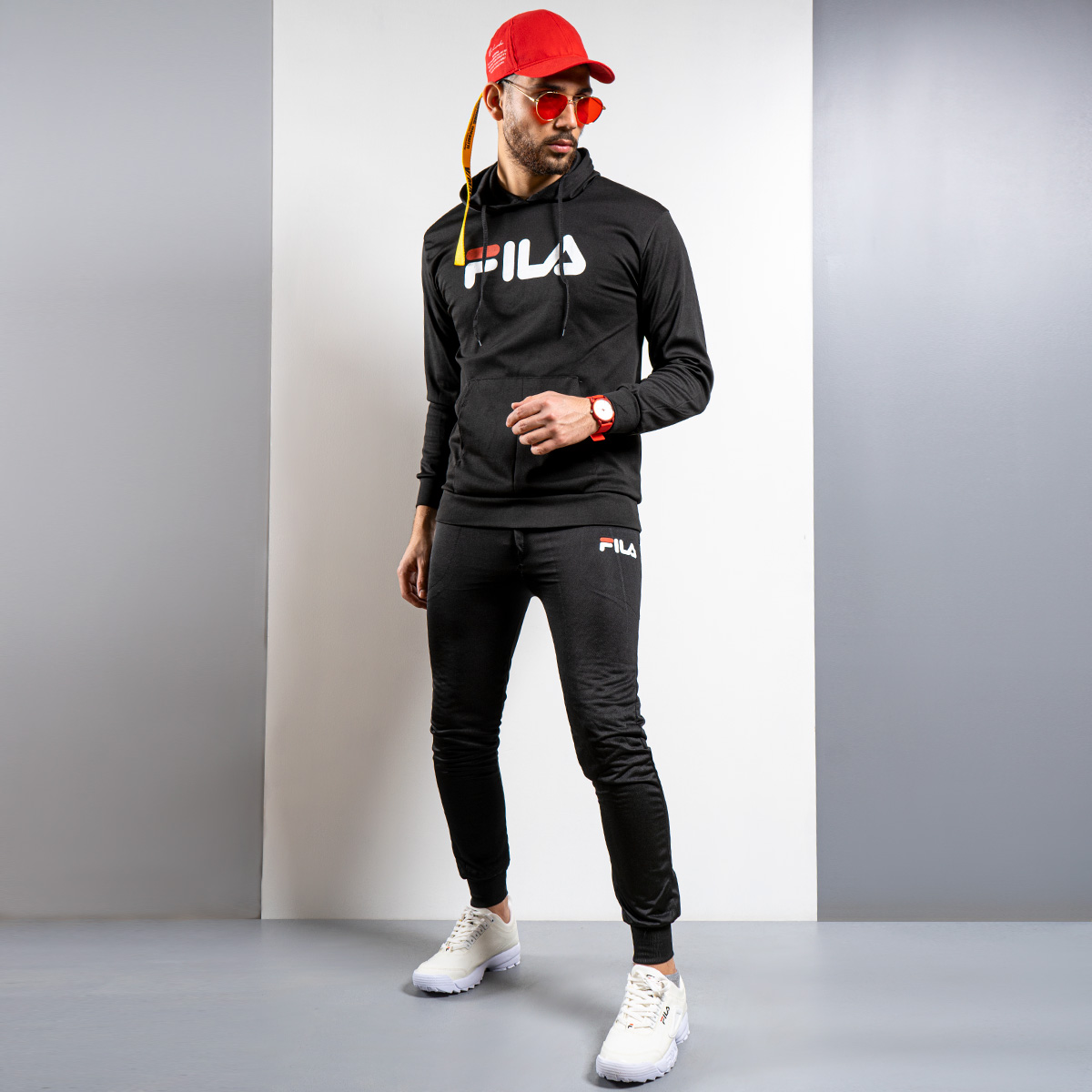 ست سوئیشرت شلوار Fila مدل Poran