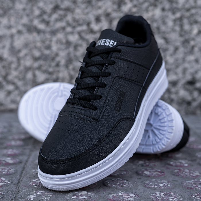 کفش تخت مردانه مشکی مدل selin