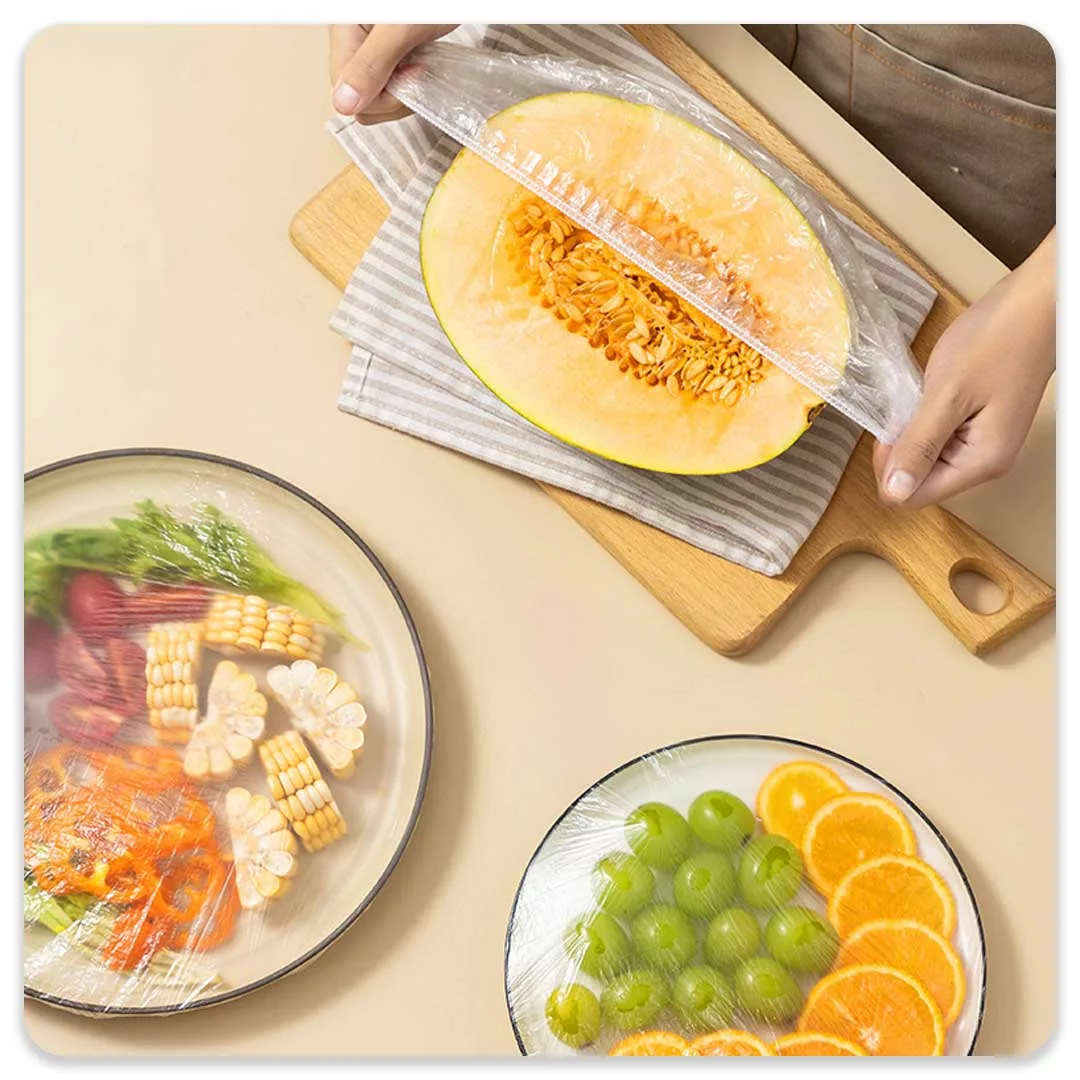 درپوش همه کاره مواد غذایی بسته 100 عددی