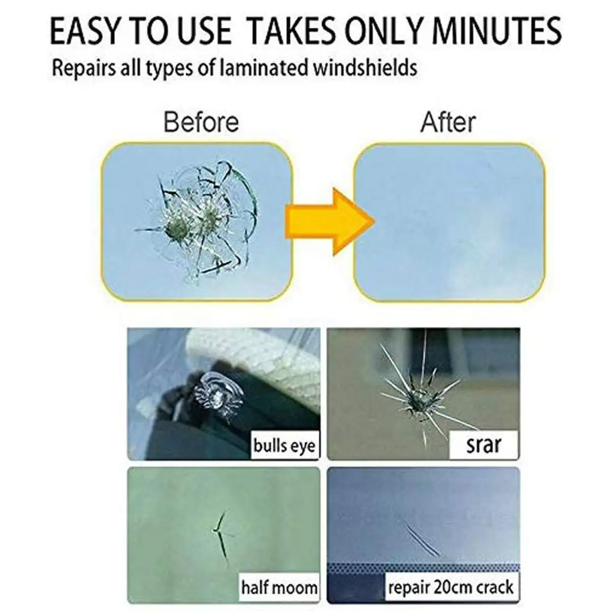 مایع رفع ترک شیشه