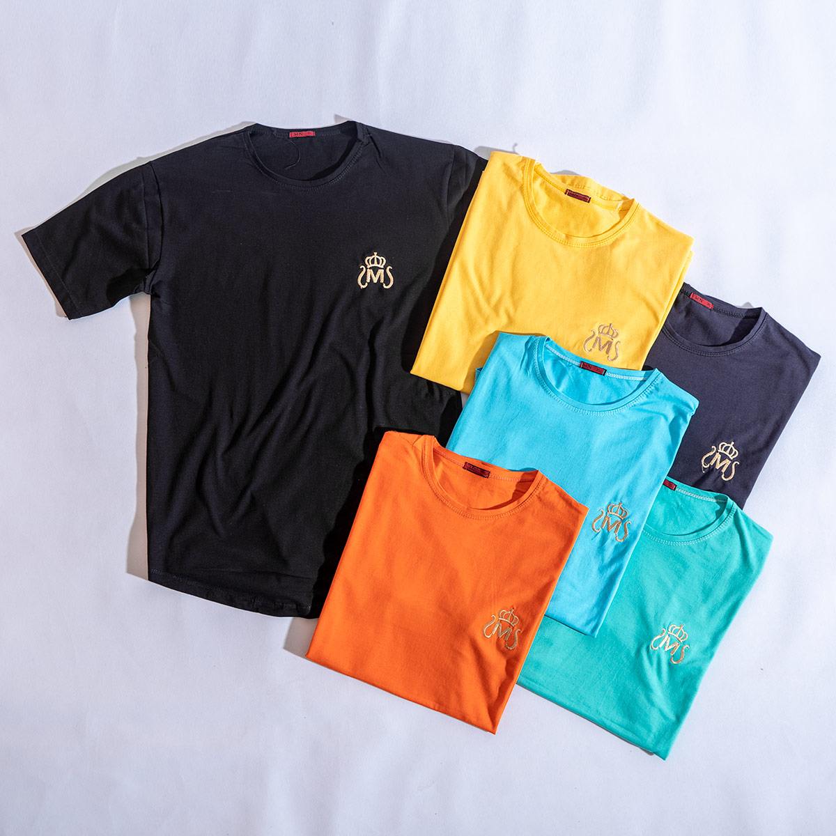 تیشرت مردانه آبی مدل Arat