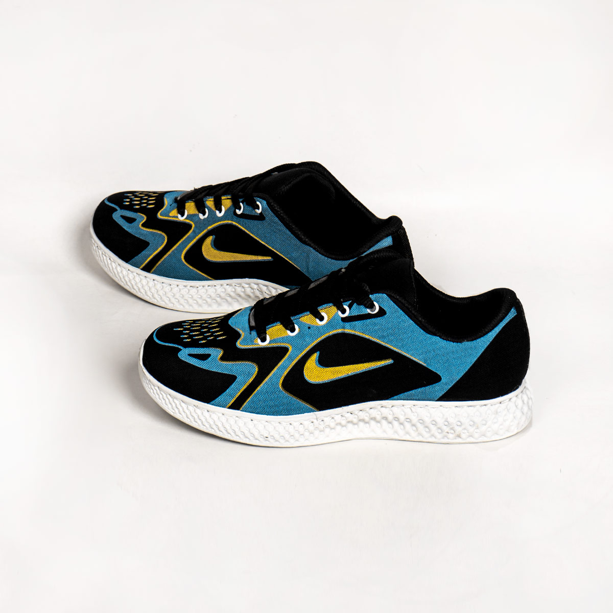 کفش ورزشی زرد آبی مردانه مدل Miden(T)